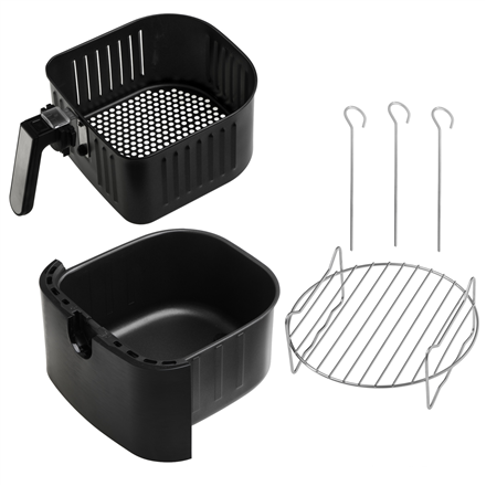 Adler AD 6317 Air Fryer Oven, 12 programs, 5.5 L, Black