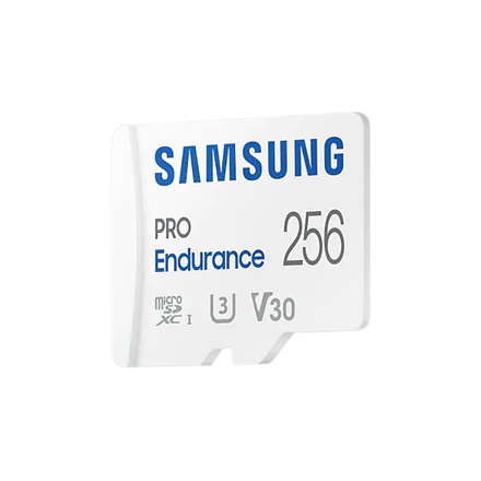 Samsung PRO Endurance MB-MJ256KA/EU 256 GB MicroSD Memory Card Flash memory class U3, V30, Class 10 SD adapter
