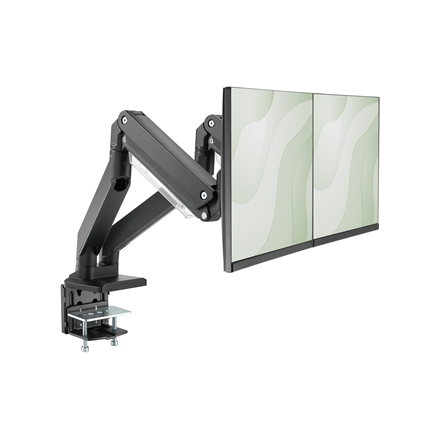 Digitus Desk Mount | DA-90427 | Adjustable Height, Rotate, Tilt, Swivel | 15-35 " | Maximum weight (capacity) 2x15 kg | Black