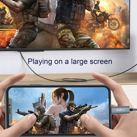 KABEL USB C - DISPLAYPORT 1.4 ADAPTE DP 8K 4K120HZ