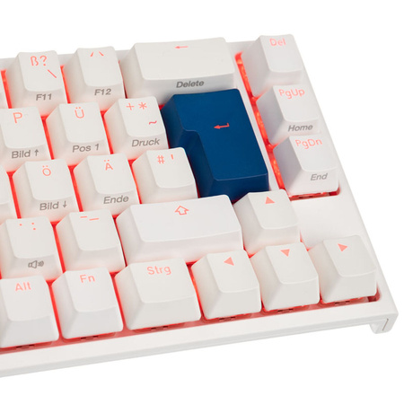 Ducky One 2 SF Gaming Tastatur, MX-Red, RGB LED - weiß