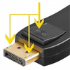 Goobay 51719 DisplayPort/HDMI™ adapter 1.1, gold-plated Goobay