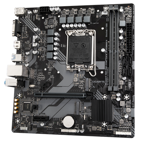 GIGABYTE B760M H DDR4, Intel B760 Mainboard, Sockel 1700, DDR4