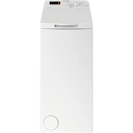 INDESIT Washing machine BTW S60400 EU/N Energy efficiency class C Top loading Washing capacity 6 kg 951 RPM Depth 60 cm Width 40 cm White