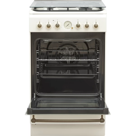 INDESIT Cooker IS5G8MHJ/E Hob type Gas, Oven type Electric, Beige, Width 50 cm, 60 L, Depth 60 cm