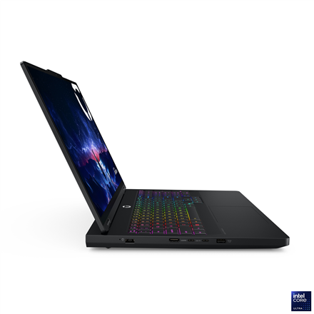 Lenovo Legion Pro 5 16IAX10H | Eclipse Black | 16 " | OLED | WQXGA | 2560 x 1600 pixels | Intel Core Ultra 9 | 275HX | 32 (2x16GB) GB | SODIMM DDR5 | Solid-state drive capacity 2000 GB | NVIDIA GeForce RTX 5070 Ti | GDDR7 | 12 GB | Windows 11 Home | 802.1