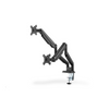 DIGITUS Universal Dual Monitor Mount with Gas Spring and Clamp Mount Digitus