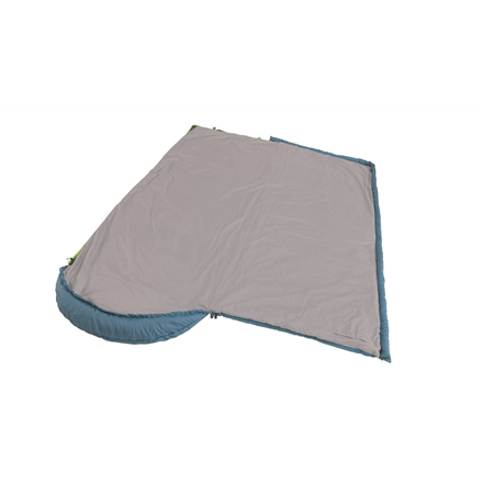 Outwell Campion, Sleeping Bag,  215 x 80 cm, 2 way open - auto lock, L-shape, Ocean Blue