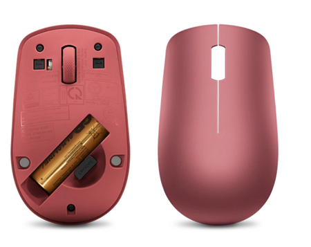 Lenovo 530 Wireless mouse, 2.4 GHz Wireless via Nano USB, Cherry Red