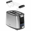 Adler Toaster AD 3214 Power 750 W Number of slots 2 Housing material Stainless steel Silver