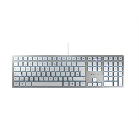 Cherry Keyboard KC 6000 Slim [DE] silver/white