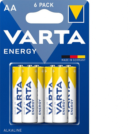 BATERIE ALKALICZNE VARTA R6 (AA) ENERGY 6szt