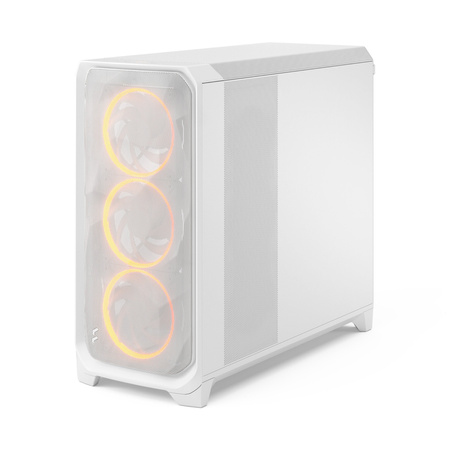 Fractal Design Meshify 3 XL RGB TG PC Gehäuse - Big-Tower, E-ATX, Tempered Glass - weiß