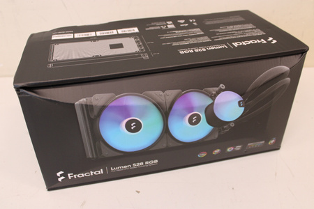 SALE OUT. Fractal Design Lumen S28 V2 RGB Water Cooling Unit | Fractal Design | Water Cooling Unit | Lumen S28 V2 RGB | DAMAGED PACKAGING | Intel, AMD | CPU Liquid Cooler