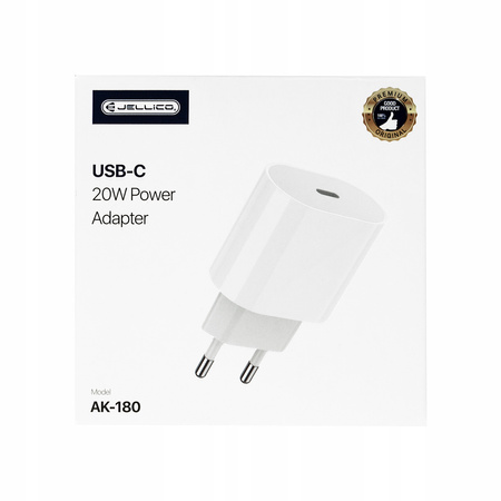 SZYBKA ŁADOWARKA USB-C ZASILACZ IPHONE KOSTKA 20W