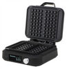 Adler Waffle Maker with LED Display | AD 3087 | 2200 W | Number of pastry 2 | Belgium | Black