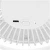 Adler Rechargeable Clip-on Desk Fan | AD 7342 | Table Fan | White | Diameter 15.5 cm | Number of speeds 3 | Oscillation | 5 W