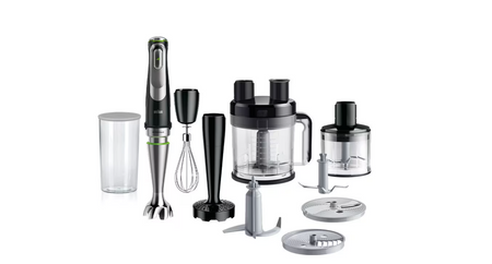 Hand Blender | MultiQuick 9 MQ9187XLI | Hand Blender | 1200 W | Number of speeds 3 | Black/Stainless Steel