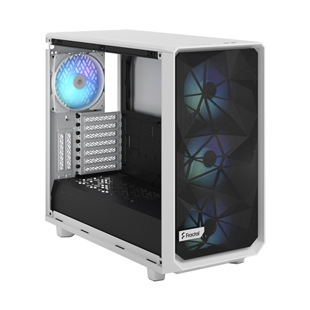 Fractal Design Meshify 2 RGB TG Clear Tint Side window White E-ATX Power supply included No