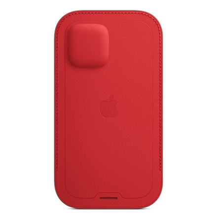 Apple 12, 12 Pro Leather Sleeve with MagSafe Sleeve with MagSafe Apple iPhone 12, iPhone 12 Pro Leather Red