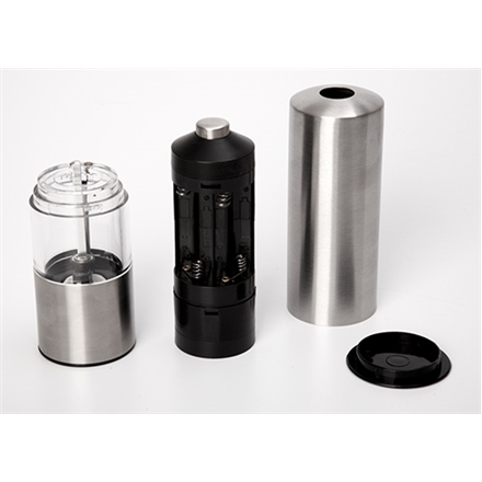 Mesko Electric Pepper mill MS 4432 Power supply: 4 x batteries type AA Stainless steel