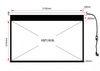EKRAN ELEKTRYCZNY 100" 124x221cm z pilotem EA-100 16:9 ART