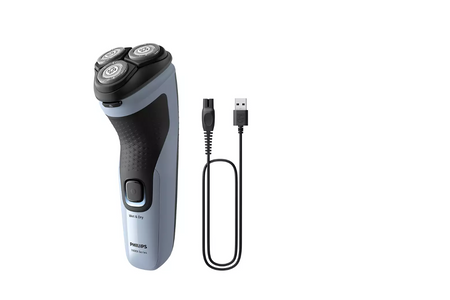 Philips Beard Shaver | X3003/00 | Operating time (max) 40 min | Wet & Dry | NiMH | Blue/Black