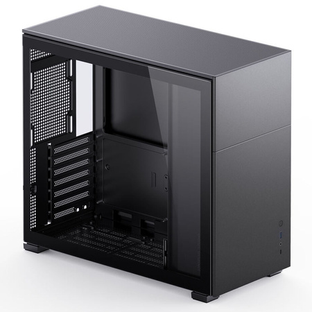 Jonsbo D41 ATX Case, Tempered Glass - black