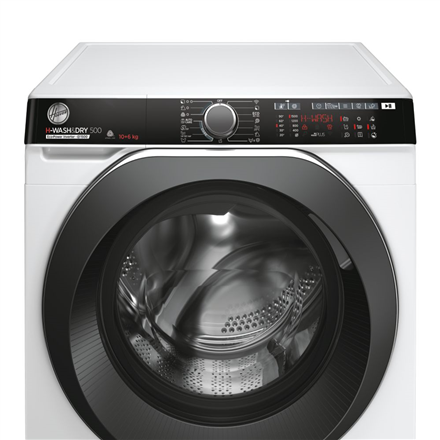 Hoover HDP 5106AMBC/1-S Washing Machine with Dryer, A/D, Front loading, Depth 58 cm, Washing 10 kg, Drying 6 kg, White Hoover Washing Machine with Dryer HDP 5106AMBC/1-S Energy efficiency class A Front loading Washing capacity 10 kg 1500 RPM Depth 58 cm W