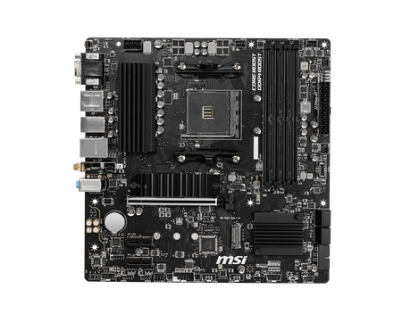 MSI B550M PRO-VDH WIFI Processor family AMD, Processor socket AM4, DDR4, Memory slots 4, Chipset AMD B, Micro ATX