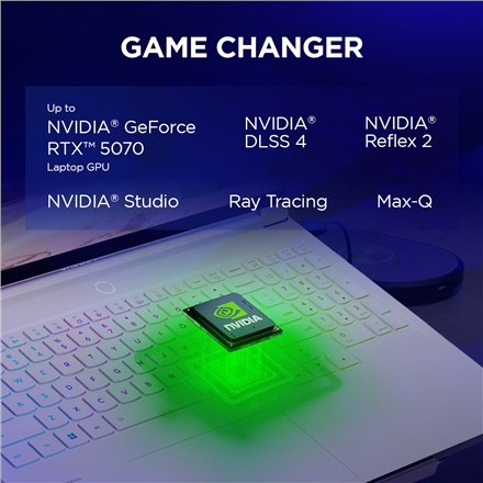 Lenovo Legion 7 16IAX10 | Glacier White | 16 " | OLED | WQXGA | 2560 x 1600 pixels | Intel Core Ultra 9 | 275HX | 32 GB | CSODIMM DDR5 | Solid-state drive capacity 2000 GB | NVIDIA GeForce RTX 5070 | GDDR7 | 8 GB | Windows 11 Home | 802.11be | Bluetooth v