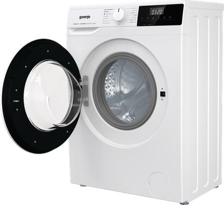 Washing Machine | WNHPI72SCS | Energy efficiency class C | Front loading | Washing capacity 7 kg | 1200 RPM | Depth 47 cm | Width 60 cm | Display | LCD | Steam function | White