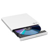 H.L Data Storage Ultra Slim Portable DVD-Writer GP57EW40 Interface USB 2.0 DVD±R/RW CD read speed 24 x CD write speed 24 x White Desktop/Notebook