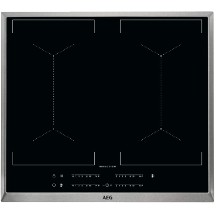 AEG Hob IKE64450XB Induction Number of burners/cooking zones 4 Mechanical Timer Black