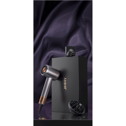 Jimmy | Hair Dryer | F8 | 1600 W | Number of temperature settings 3 | Ionic function | Diffuser nozzle | Grey