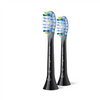 Philips Replacement brush heads | HX9042/88 Sonicare Premium Plaque Defence | Heads | For adults | Number of brush heads included 2 | Black