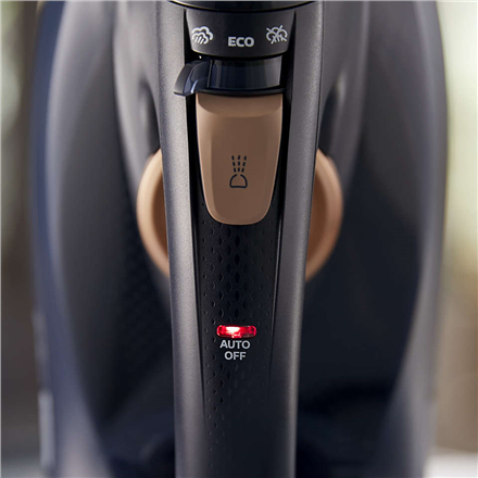 Philips Iron Azur GC4909/60 Steam Iron, 3000 W, Water tank capacity 300 ml, Continuous steam 55 g/min, Steam boost performance 250 g/min, Black/Gold