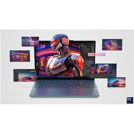 Lenovo Yoga Pro 9 16IAH10 | Tidal Teal | 16 " | OLED | 2.8K WQXGA+ | 2880 x 1800 pixels | Intel Core Ultra 7 | 255H | 32 GB | Soldered LPDDR5x | Solid-state drive capacity 1000 GB | NVIDIA GeForce RTX 5060 Graphics | GDDR7 | 8 GB | Windows 11 Pro | 802.11
