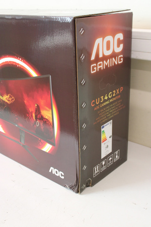SALE OUT. AOC CU34G2XP/BK 34" 3440x1440/21:9/1ms HDMI, DisplayPort, USB, Audio out | AOC | Gaming Monitor | CU34G2XP/BK | 34 " | VA | 21:9 | 180 Hz | 1 ms | 3440 x 1440 pixels | HDMI ports quantity 2 | Black | Warranty 36 month(s) | DAMAGED PACKAGING