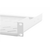 Digitus Fixed Shelf for Racks DN-97609 White The shelves for fixed mounting can be installed easy on the two front 483 mm (19“) profile rails of your 483 mm (19“) network- or server cabinet. Due to their stable, perforated steel sheet with a high load cap