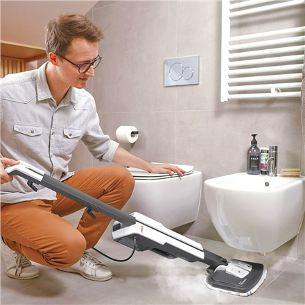 Polti Steam mop with integrated portable cleaner PTEU0307 Vaporetto SV660 Style 2-in-1 Power 1500 W, Water tank capacity 0.5 L, Grey/White