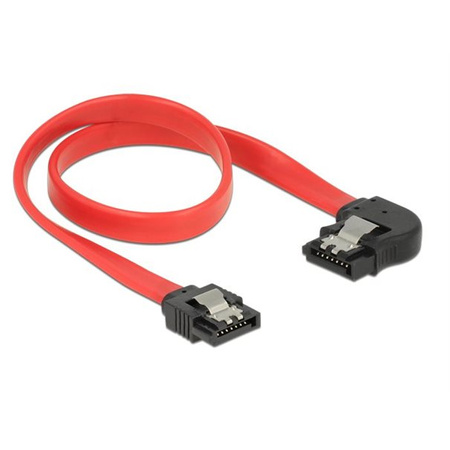Delock Kabel SATA 6Gb St. gerade > St. li. Red