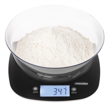 Adler Kitchen Scale with a bowl | MS 3179b | Graduation 1 g | Display type LCD | Black