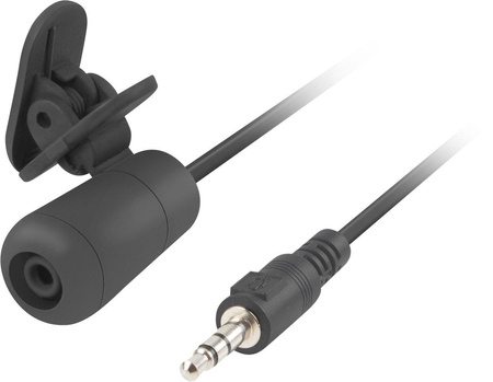 Mikrofon przewodowy Natec Bee z klipsem czarny