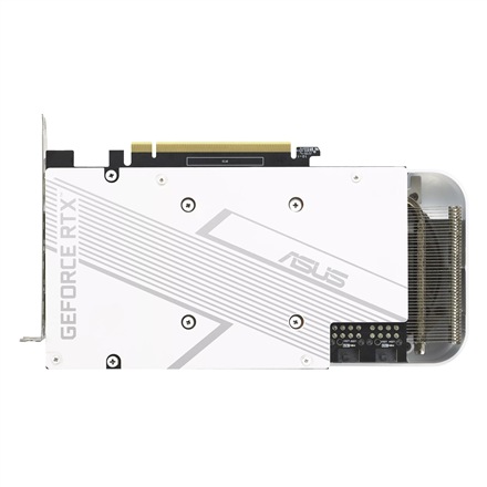 Asus DUAL-RTX3060TI-O8GD6X-WHITE NVIDIA, 8 GB, GeForce RTX 3060 TI, GDDR6X, PCI Express 4.0, HDMI ports quantity 1, Memory clock speed 19000 MHz