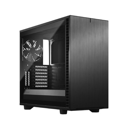 Fractal Design Define 7 Black TG Mid Tower - tempered glass, silent, black