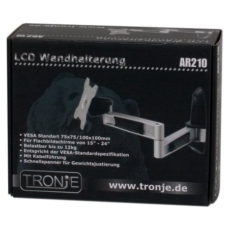 LCD TFT Wandhalter Tronje AR210, 15"-2X", max.12kg