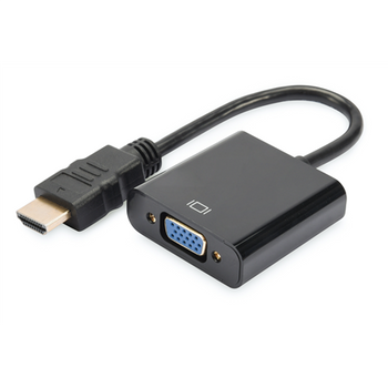 Adapter HDMI-A (M) &amp;gt; VGA (F) + minijack 3.5 mm (F) Digitus