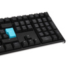 Ducky One 2 Backlit PBT Gaming Keyboard, MX Blue, White LED - Black