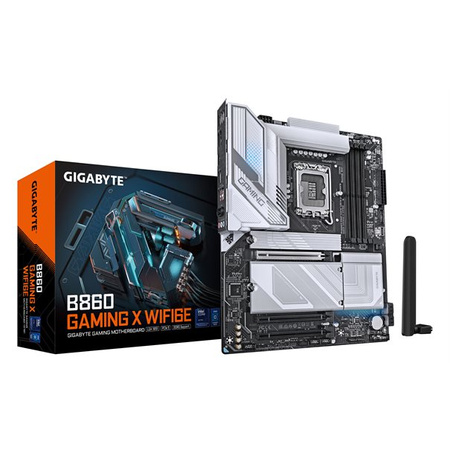 Gigabyte B860 Gaming X WiFi6E Mainboard, Sockel LGA 1851, Intel B860, ATX, DDR5